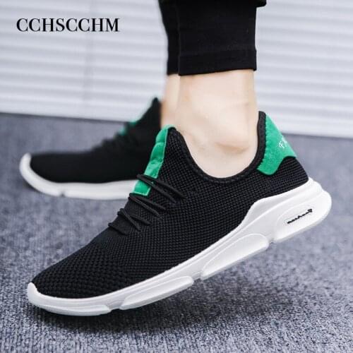 2019 Summer Men Shoes Breathable Flying Weaving Mesh Shoes Fashion Sneakers Net Casual Shoes