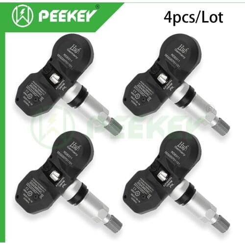 4pcs Tire Pressure Monitor System TPMS sensor 36236798726 For 2005-2011 BMW X5 E70 X6 E71 Z4 E86 BMW 3 Series E90 E60 Alpina