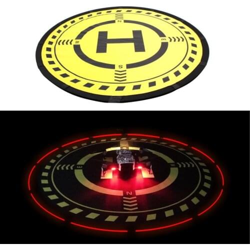 Foldable LED Landing Pad Helipad Landing Field 70cm for DJI MAVIC AIR/ MAVIC PRO/ SPARK/ PHANTOM 3 4 Drone