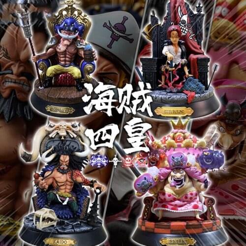 Special Edition Pvc White Beard Daddy Charlotte Lingling Aunt Beast Kaido Red Hair Shanks Model Decoration Hot Anime Figure Toys