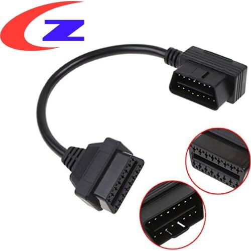 30CM OBD Cable OBD2 Extension Cable OBD2 16Pin Male To 16Pin Female OBD Connector Cable for OBD2 Car Diagnostic Tool ELM327