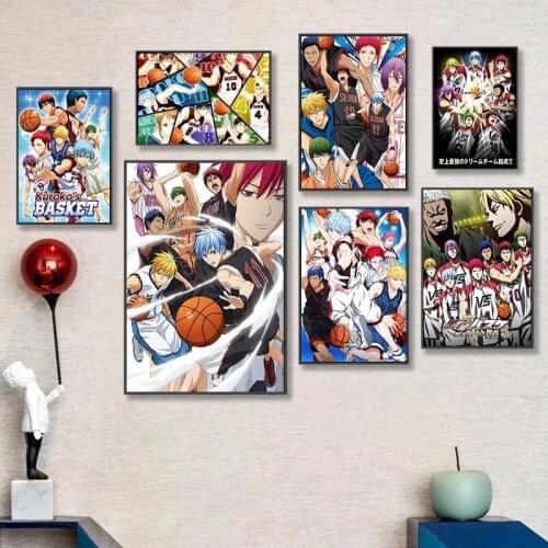 Japanese classic anime Kurokos basketball posters and prints canvas painting wall art pictures home room decoration no frame