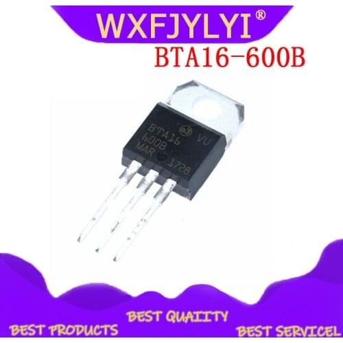 10pcs BTA16-600B TO-220 BTA16-600 TO220 16-600B BTA16 600V 16A TRIACS new and original