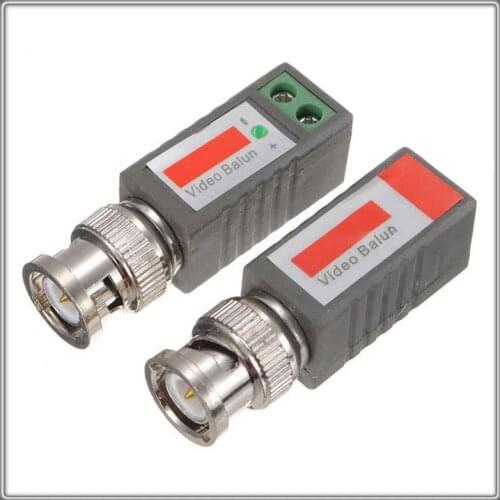 10pcs/lot CCTV Video Balun Passive Transceivers CAT5 2000ft Distance UTP Balun BNC Cable CCTV UTP Video Balun BL01