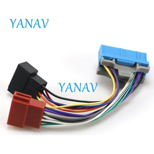 12-141 Wire Harness Adaptor for-BUICK for-CADILLAC for-OLDSMOBILE (select models)Car Stereo Radio ISO Standard Connector Adapter