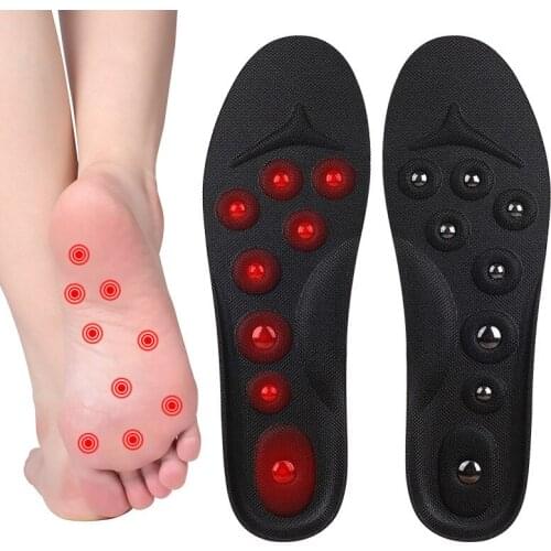 16 Magnet Insoles, Sweat-absorbent, Breathable and Comfortable Massage Magnets for Men and Women Arch Support Full Pad