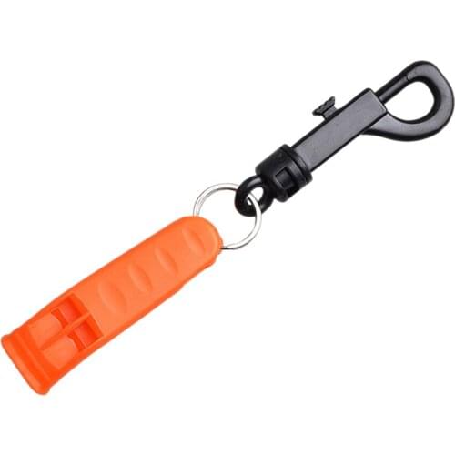 1 PCS Sports Rescue Emergency Whistle Match Double Pipe Dual Whistle Camping Hiking Football Basketball Outdoor Survival Loud