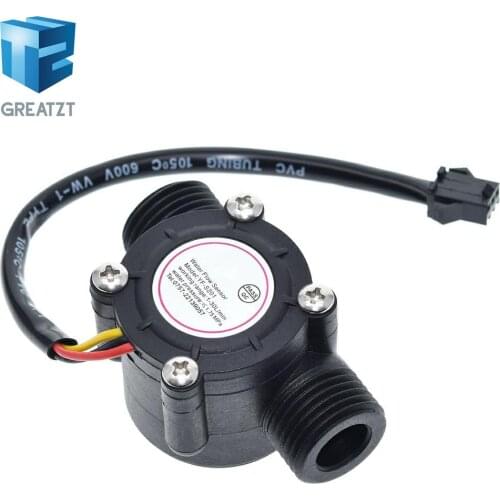 GREATZT Water flow sensor flowmeter Hall flow sensor Water control 1-30L/min 2.0MPa YF-S201