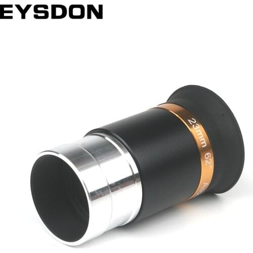 EYSDON 23mm 62 Degrees Aspheric Eyepiece 1.25 Inch Lens Ocular for Astronomical Telescope