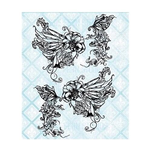 Background Clear Stamp for Scrapbooking Transparent Silicone Rubber DIY Photo Album Decor 0981