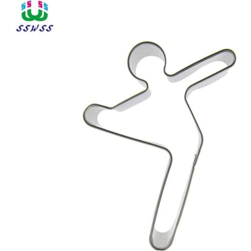 Gymnastic Movement Shape Cake Cookie Biscuit Baking Molds,Sports Cake Decorating Fondant Cutters Tools,Direct Selling
