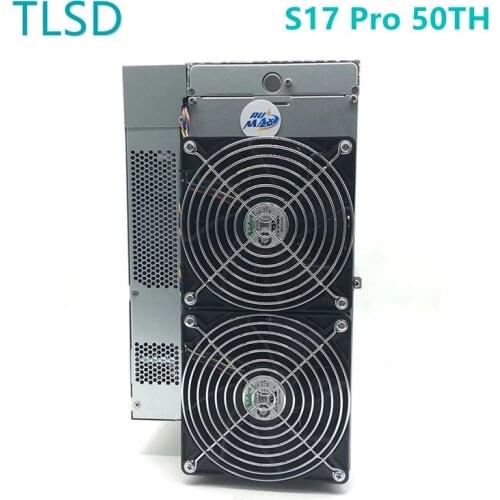 TLSD Used Bitcoin Antminer S17 Pro 50TH Asic BTC Miner With Original PSU