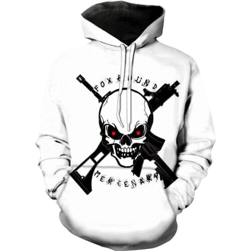 2021 skull hoodie Mens sweatshirt Spring and Autumn Funny Shirt Jacket Oversized jacket Fashion pullover Hip hop streetwear tops
