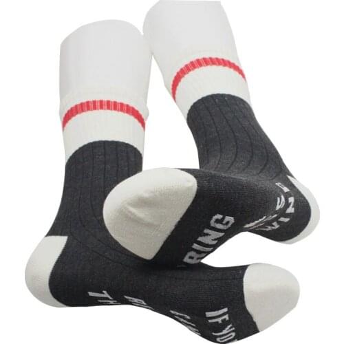 Novelty Unisex Letter Socks Printed If You Can Read This Bring Me A Glass Of Wine Soft Sock Men Women Funny Sock Meias Calcetine