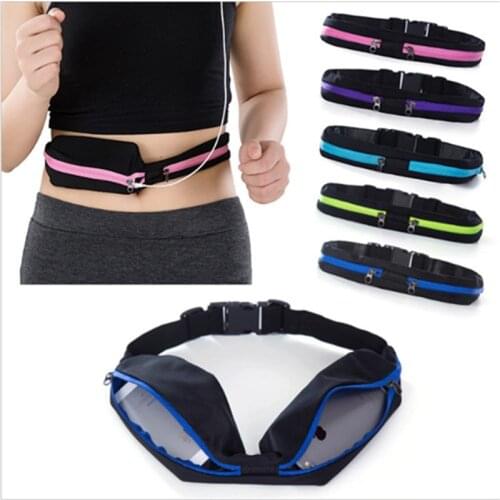 New Portable Waist Pack Waist Bag Waterproof Bag Pouch Pocket Coin Purse Hip Money Belt travel Mobile Phone Bag