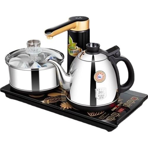 Full Intelligent Automatic Water Feeding Electric Kettle Electric Tea Stove Kettle Tea Set 220V
