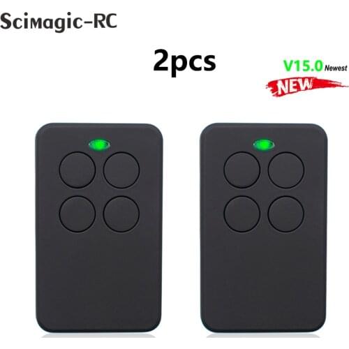 2pcs Garage Remote Transmitter Key Fob 433mhz 868MHz Remote Control Replicator For Multi Brand Gate Door Remote Control