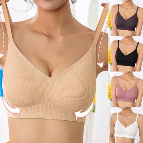 Sports Bra Top Push Up Fitness Running Yoga Bra Underwear Seamless Sport Tops For Women Gym Wear Solid Women Sportswear #T2G