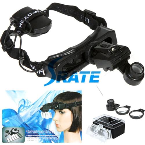 Hands Free magnifying glass Illuminated Magnifier Watch Repair Helmet Glasses loupe dental loupes jewelry tools