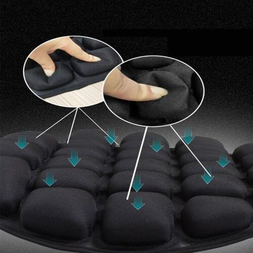 3d Air Pad Motorcycle Seat Cushion Cover Universal Decompression Shockproof Breathable For Electric Bike Harley Motors