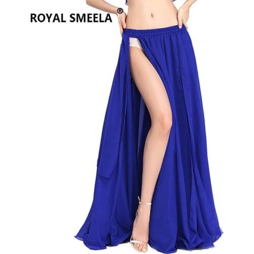 2021 High quality women belly dancing skirts belly dance costume sexy training dress split bellydance skirt Practice clothes