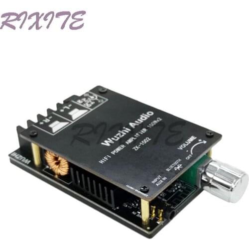 Bluetooth 5.0 2*100W TPA3116 Digital Audio Power Amp HiFi Stereo TPA3116D2 Class D Aux Amplifier Board For Speakers 50W~300W