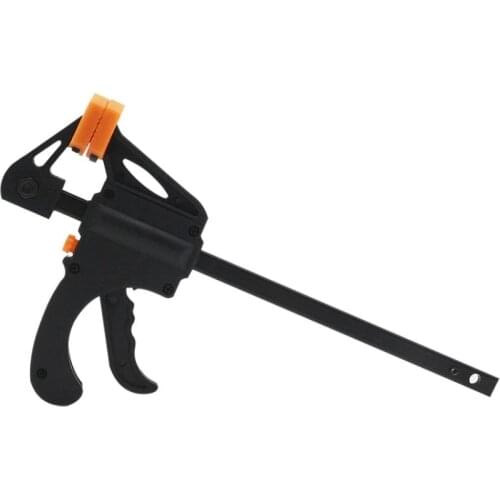 2pcs 4 inch Quick Ratchet Release Speed Squeeze Wood Working Work Bar F Clamp Clip Kit DIY Woodworking Hand Tool