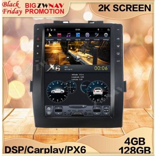 4+128G Tesla Screen For Toyota Alphard 2007-2015 2016 2017 2018 2019 Android Unit Car Multimedia Player GPS Audio Radio Stereo