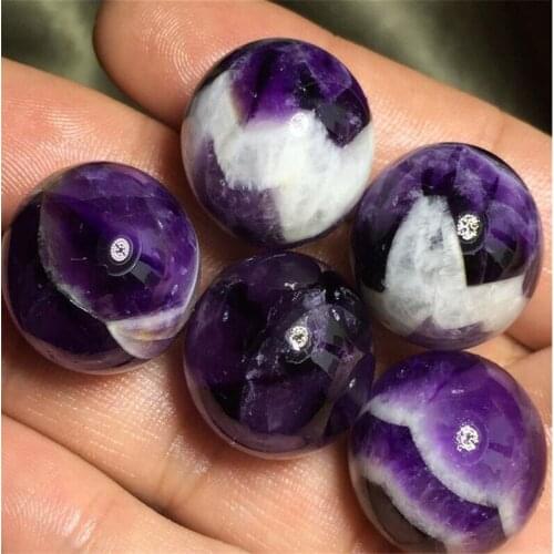 5pieces new fashionable fantasy purple crystal ball,amethyst crystal ball set pieces home decoration