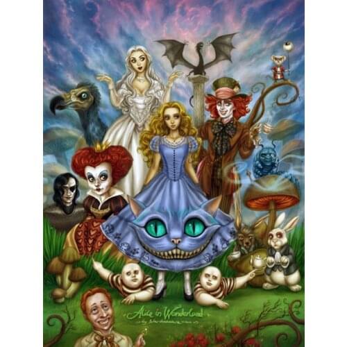 Full drill diamond painting cartoon girl mosaic embroidery diy rhinestone picture puzzle toys drawing wall decor craft kids gift