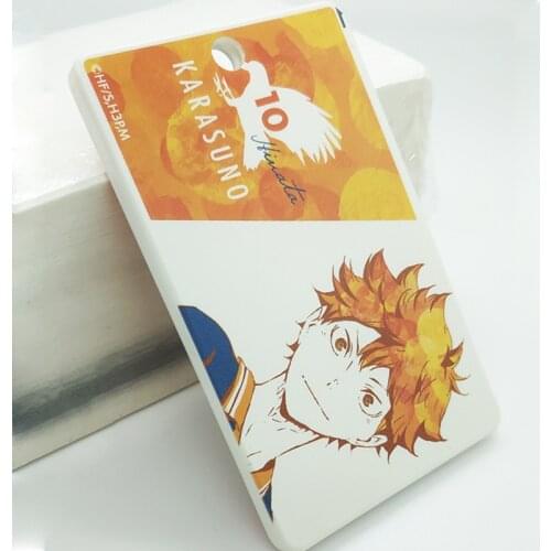 Anime Haikyuu!! Cosplay Card Holder Hinata Shoyo Kageyama Tobio Daichi Sawamura ID Card Protector Id Card Cover Bank Card Holder