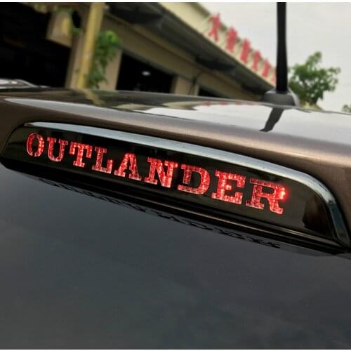 Car high Brake Lights Lamp Decorative Cover Sticker For Mitsubishi Outlander 2013 2014 2015 2016 2017 2018 2019 2020 accessories