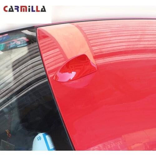 Carmilla ABS Car Shark Fin Antenna with Blank Radio Signal Cover Stickers Fit for Chevrolet Sail 2010 - 2018 Accessories