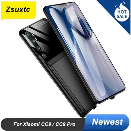10000 Mah For Xiaomi Mi CC9 Battery Case CC9 Pro Battery Backup Charger Cover Pack Power Bank For Xiaomi Mi CC9 Pro Battery Case