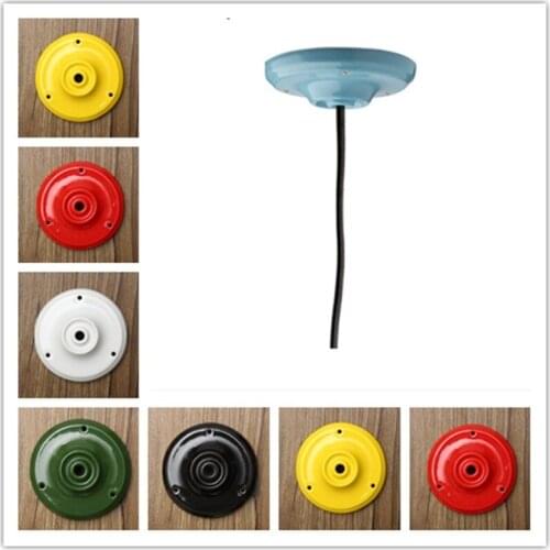 Rose Hook Plate Lamp Holder Light Fitting Chandelier Retro Vintage Ceiling Ceramics Plate Holder Light Fitting Chandelier Lamp