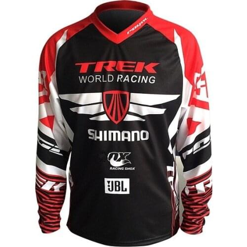 Motorcycle Jersey Motocross MTB DH MX Bicycle Cycling Bike Downhill Jersey Fast Dry Smooth or Cotton T-shirt Selection