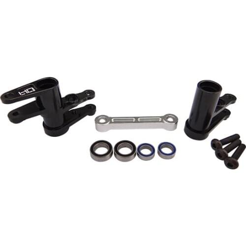 Hot Racing aluminum steering bellcranks and draglink for 1/10 Traxxas 4 TEC 2 vehicles