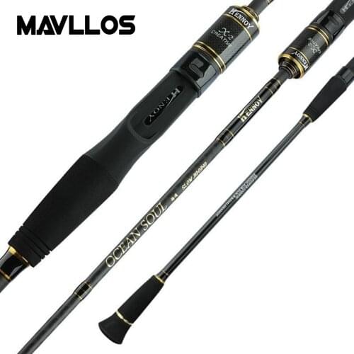 Mavllos M/ML Slow Jigging Rod Fishing 1.83m 2 Sections Lure Weight 30-300g Ultralight Carbon Fiber Fishing Casting Spinning Rod