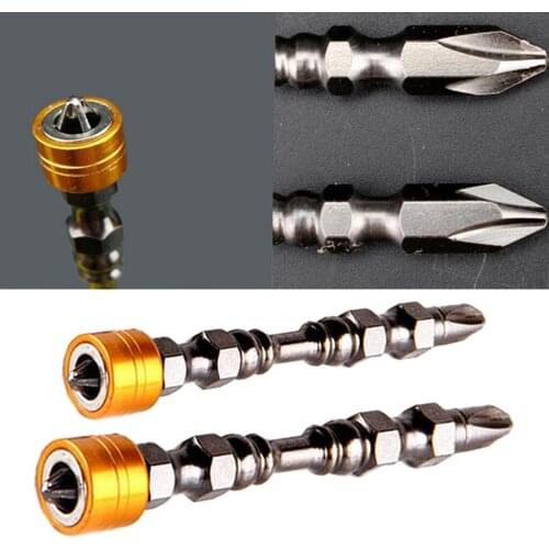 PH2 Magnetic Cross Screwdriver Bits Set 1/4'' Hex Shank Plasterboard Drywall Alloy Electric Power Driver Bit Durable
