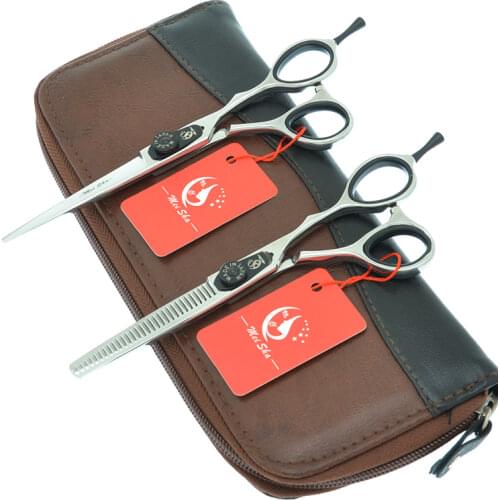Meisha 5.5/6 inch Japan Steel Hairdressing Scissors Set 440C Professional Cutting Shears Thinning Scissors Salon Razor A0082A