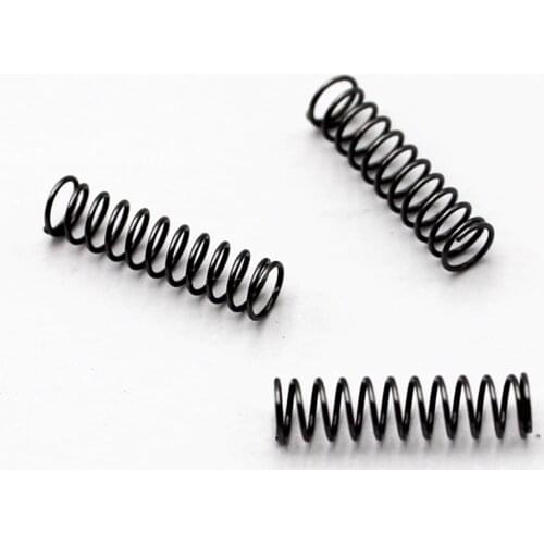 Small compression spring,Wire diameter 0.5mm OD 3mm Length 5mm to 50mm
