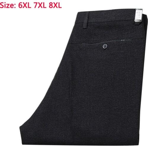 Drect Sell Summer New Arrival Big Mens Full length Pants High Quality Cotton Jeans Extra Large Super Big Plus Size 6XL 7XL 8XL