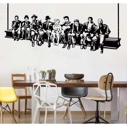 Solemn Lunch PVC Carved Removable Wall Sticker Living Room House Decoration Kitchen Vinyl Art Decal Home Decor