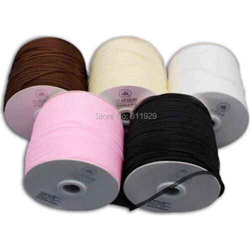 1/8" 1000 yards per roll Ribbon/tag sling/garment hang tag sling/string/packing silk ribbon/clothing thread cords Free Shipping