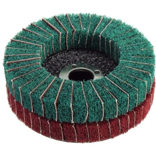 1PC 4 inch/100mm Nylon Fiber Abrasive Polishing Wheel Buffing Disc 280/320 Grit Nylon Fiber Polishing Disc