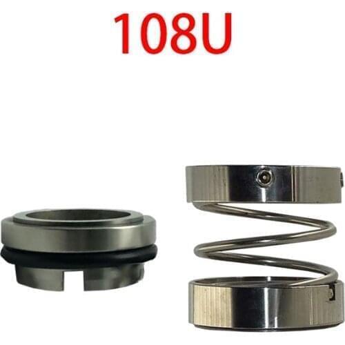 108U-45 108U-50 108U-55 108U-60 108U-65 FKM Fluororubber Carbide Chemical Pump Single Coil Spring Bellows Shaft Mechanical Seal