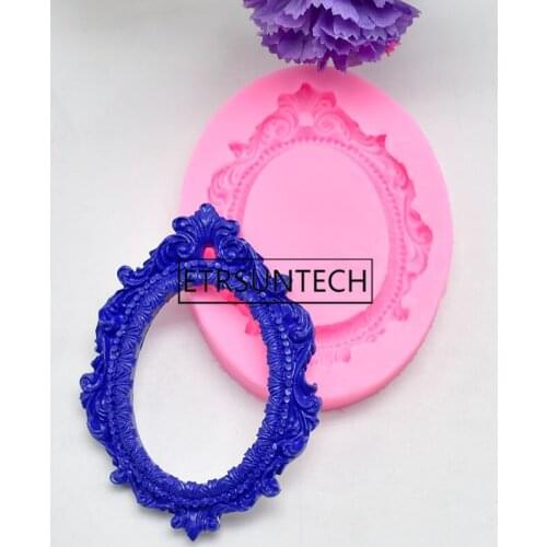 50pcs Frame Cake Decoration Silicone Mold Fondant Mold Cake Decorating Tools Chocolate Gumpaste Mold