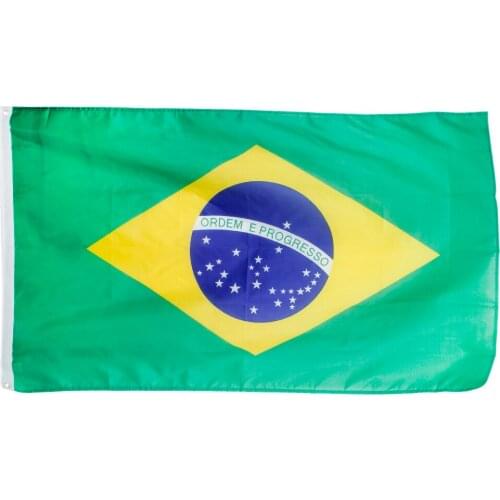 Large Brazil National Flag Brazilian Football Banner 150*90CM / 5*3FT Festival Supply