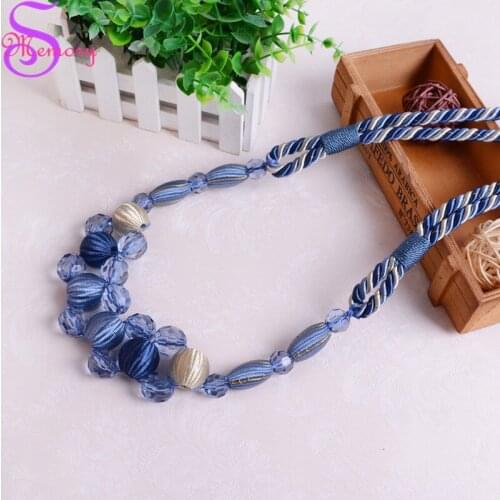 Crystal Beads Curtain Holders Tieback Clips Hanging Ball Buckle Tie Back Straps Accessories Home Decoration