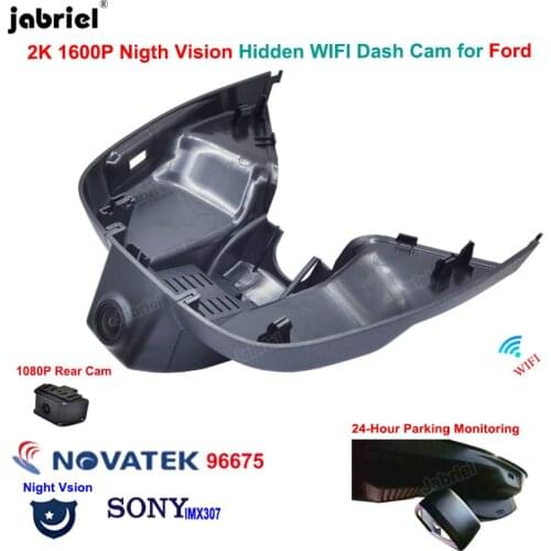 For Ford Focus mk4 For Ford Focus 2018 2019 2020 2021 2022 2K Dash Cam Car Camera 1600P Hidden Wifi 24H Car DVR Video Recorder